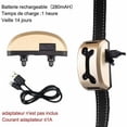 thumbnail image 3 of Dispositivo de entrenamiento ultrasónico para perros, collar antiladridos para perros pequeños, collar de entrenamiento recargable, resistente al agua, pantalla LCD con pitido y vibración,, 3 of 5