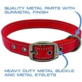thumbnail image 3 of Max and Neo MAX Reflective Metal Buckle Dog Collar - We Donate a Collar to a Dog Rescue for Every Collar Sold Medium RED, 3 of 8