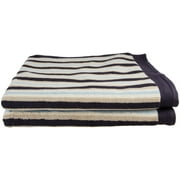 Blue Nile Mills Egyptian Cotton Stripe 2-Piece Towel Set, Blue