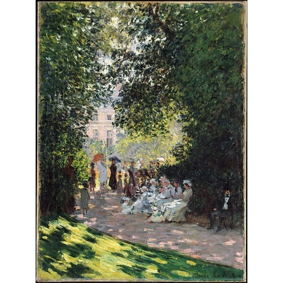 L'affiche du Parc Monceau de Claude Monet (français, paris 1840 1926 giverny) (18 x 24)