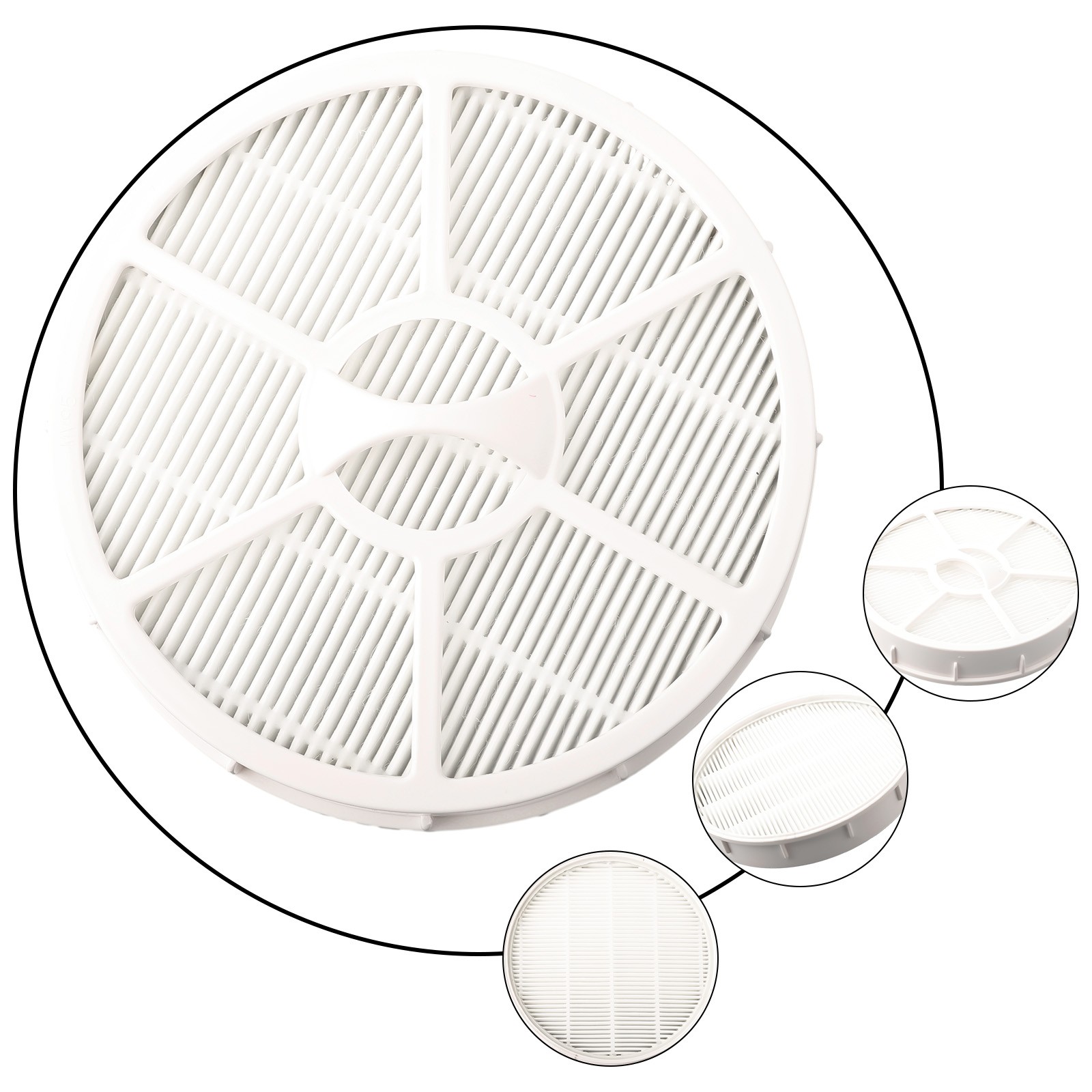 Filtres De Rechange Pour Aspirateur Karcher VC3 – Lot De 2, Lavables Et Réutilisables – Modèles 1.198-125.0 Et 2.863-238.0