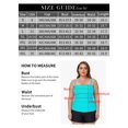 thumbnail image 3 of Ocean Blues Haut de Tankini Bandeau pour Femme, Haut de Maillot de Bain Froncé Seulement, Taille M, 3 of 8