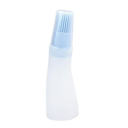 

Xinqinghao 1pc High Temperature Resistant Oil Bottle Silicone Brush Kitchen BBQ Tool Blue