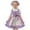 Purple-ew2DK, variant on RFQWOVSR Girls Floral Print Dress 3 Piece Set German Vintage Style Kids Performance Outfit 13-14 Years