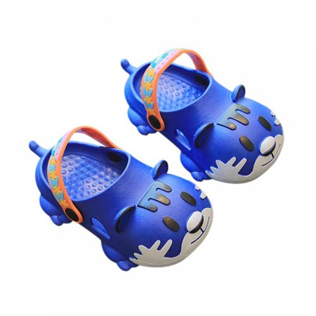 

Bullpiano Sandals Korean Style Fashion Casual Cartoon Tiger Design PVC Non-Slip