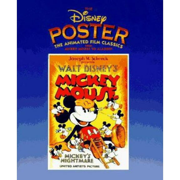 Pre-Owned The Disney Poster: The Animated Film Classics from Mickey Mouse to Aladdin (Disney Miniature Series) (Hardcover) 0786861851 9780786861859