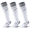 White, variant on Men's Compression Socks 3 Pairs, 15-20mmHg Graduated Pressure Athletic Socks for Running, Wide Calf Fit Gym Socks Arch Support Size 9-13