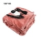 thumbnail image 2 of Yuarrent Manta calefactora, colchón, suave, agradable para la piel, temperatura ajustable, suave y agradable para la piel Juegos de cama rosa 150*100, 2 of 6