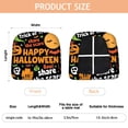 thumbnail image 3 of Halloween Festive Text Seat Covers for Dining Room Chairs Set Of 4,Stretch Printed Washable Chair Seat Cover with Elastic Ties and Button,Removable Waterproof Couch Cushion Covers, 3 of 6