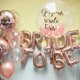 thumbnail image 2 of Globo de oro rosa para novia, cartel de decoración del banquete de boda, anillo Miss To Mrs, equipo, novia, despedida de soltera, decoraciones para fiesta de aniversario, 2 of 5