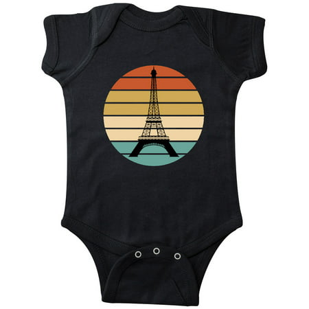 

Inktastic Paris Eiffel Tower Retro Sunset Gift Baby Boy or Baby Girl Bodysuit