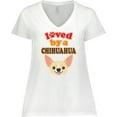 thumbnail image 3 of Inktastic Chihuahua Dog Lover Gift Women's Plus Size V-Neck T-Shirt, 3 of 5