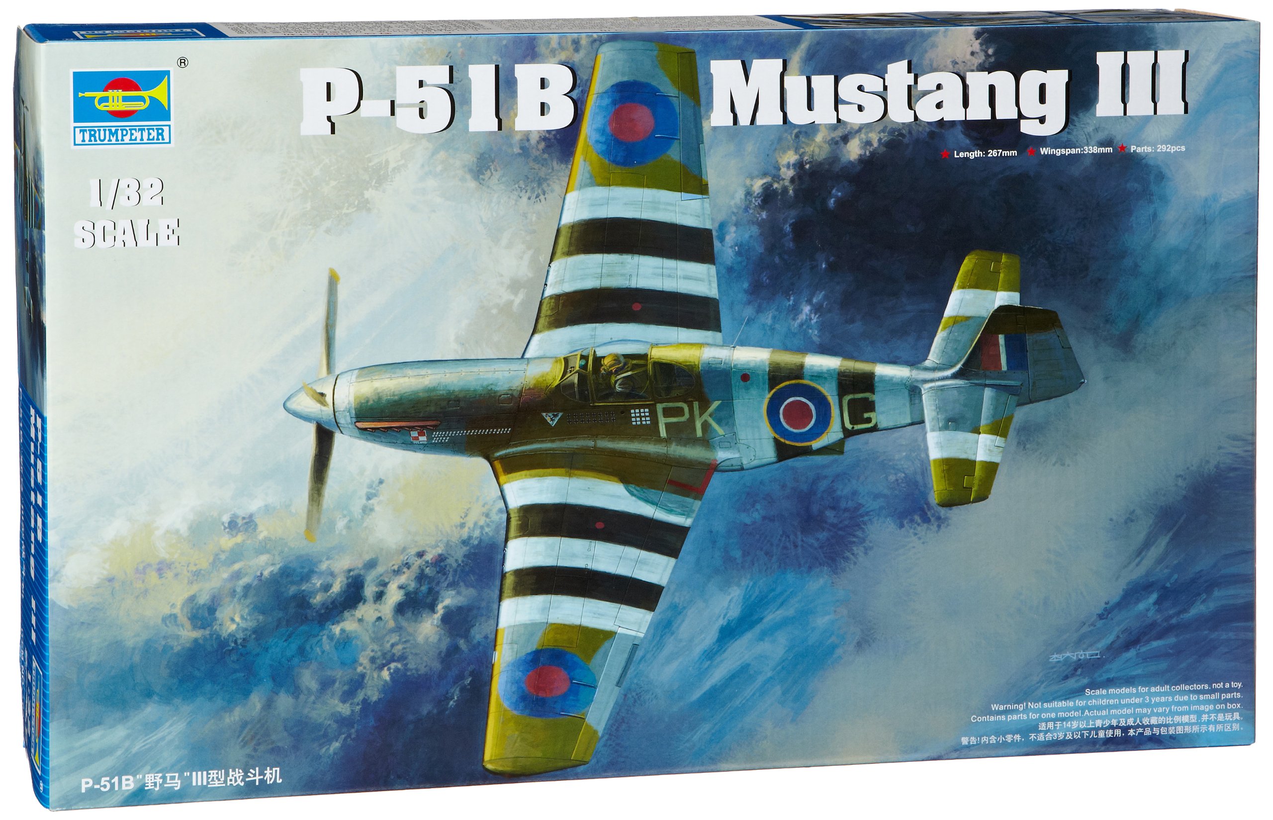 TRUMPETER 02255 1/32 GRUMMAN F4F-3 WILDCAT (EARLY) MODEL KIT