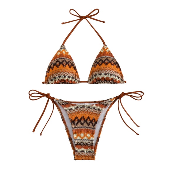 Afdoent Women's Bikini Sets Bikini Swimsuit Women Swimwear Push Up Bikini Set Thong Brazilian Bathing Suit Beach Wear Vintage Swimwear