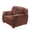 Brown, variant on Velvet Sofa Cover 3 Seaters Plush Couch Cover Slipcover All-Inclusive Protector Washable with Non-Slip Straps, Red