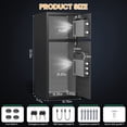 thumbnail image 3 of Pacriond Safe Box, 7.0 Cub Extra Large Home Safe Fireproof Waterproof with Backlit Keypad & Adjustable Shelf, Money Safe with Deposit Slot & Dual Alarm System, Security Box for Money Valuables, 3 of 5
