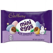 Cadbury Mini Eggs Easter Candy, Bag Milk Chocolate 1.5o z Pack of 2