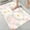 Blush White, variant on Mother's Day Celebration Flannel Bathroom Rug, Custom Floral Art Quick Drying, Machine-Washable, Durable Mat Suitable for Bedrooms, Kitchen, Perfect for Home Bathroom Decor Mother's Gifts 16"x24"