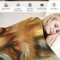 thumbnail image 3 of Shiartex Cute Flower Fox Blanket Gifts for Kids Girls Animal Flannel Throw Blankets Soft Comfy Lightweight for Home Decor Couch Bed Sofa  50x60in, 3 of 6