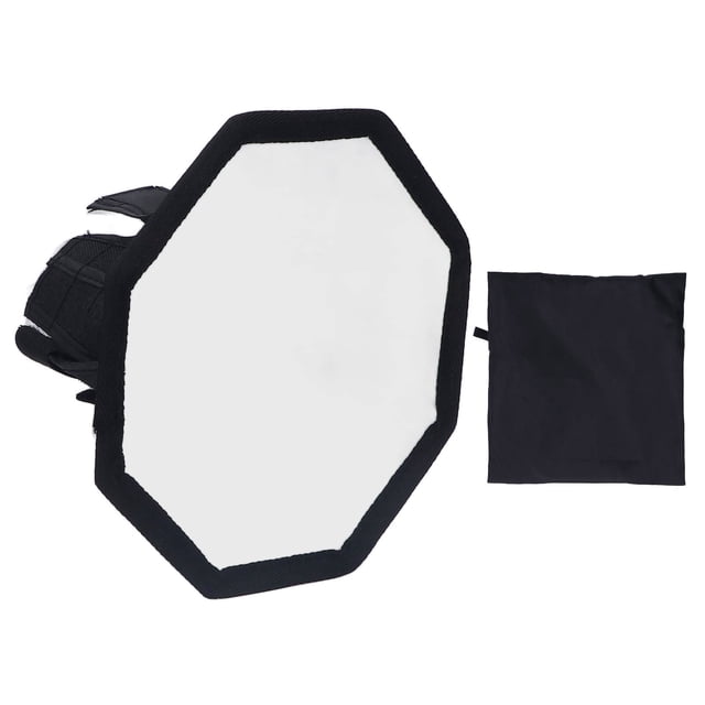 Diffuseur Softbox, Caméra Softbox Nylon Octogonal Lumière Flash Softbox Caméra Softbox Grande Capacité