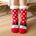thumbnail image 3 of Noarlalf Socks for Women, Women's Winter Warm Cozy Fuzzy Fleece Slipper Socks Christmas Gift Fuzzy Socks Christmas Socks A One Size, 3 of 6