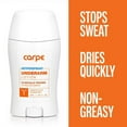 Carpe Underarm Antiperspirant and Deodorant, Clinical strength with allnatural eucalyptus scent