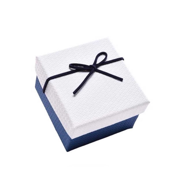 Caja de almacenamiento Qarigey a prueba de polvo organizador colgante para joyería dormitorio Blanco azul