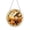 A#116, variant on Halloween Acrylic Puzzle Ornament, Round Scarecrow Pumpkin Window Hanging Decor, DIY Fall Thanksgiving Craft Kit for Kids Adults, Transparent Wall Decoration