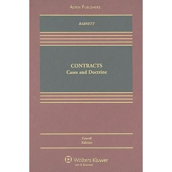 Pre-Owned Contracts: Cases and Doctrine (Hardcover) 0735563462 9780735563469