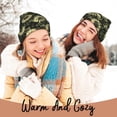 thumbnail image 4 of Lsque Sunflowers Pattern Knitted Beanie, Unisex Winter Hat, Knit Hat Winter Beanies Thick Fisherman Beanies Cuffed Plain Skull Caps, 4 of 6