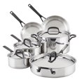 thumbnail image 1 of Kitchen Aid Clad 10pc Set, 1 of 7
