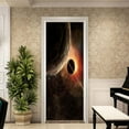 thumbnail image 1 of LLC Trompe L'oeil 3D Interior PVC Door Sticker for Wall Decoration - 77x200cm, 1 of 5
