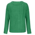 thumbnail image 5 of POROPL Women's Sweaters Long Sleeve Crew Neck Sweater Casual Knitted Top Pullover Size S-XXL, 5 of 6