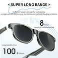 thumbnail image 4 of Foluu Smart Glasses- Blue Light Filtering & Polarized Sunglass - Low Latency Audio- Built-in Mic&Speakers, Touch&Voice Assistant, 4 of 5