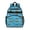 Excavator and No Entry Sign Blue Pattern, variant on Excavator and Tree Blue Pattern Cute School Backpack Bag for School with Padded Back and Adjustable Shoulder Straps 15.25"x11.5"x5.25"