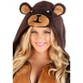 thumbnail image 4 of Brown Bear Adult Jumpsuit Costume, 4 of 5