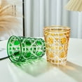 thumbnail image 2 of Haifle/Colorful Glass Bathroom Tumblers, Bathroom Tumbler Cup, 11oz Bathroom Glasses Drinking, Toothbrush Holder Cup-orange-310ml/11oz, 2 of 9