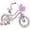 Purple, variant on ACEGER 14 Inch Girls Bike with Basket and Training Wheels, Unicorn Style for Ages 3-6, Purple