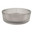 thumbnail image 2 of Cowrie 16" Circular Tempered Glass Vessel Bathroom Sink in Gray, 2 of 4