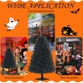 thumbnail image 4 of Christmas Decorations Clearance!! 3 Ft Black Artificial Tree Unlit Halloween and Christmas Decoration Tree Compact Festival Party Supplies, 4 of 7
