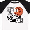 thumbnail image 4 of Inktastic Little Brother and Biggest Fan Basketball Player Boys Toddler T-Shirt, 4 of 5