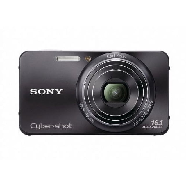 Cámara Digital Sony Cyber-Shot DSC-W570 16.1 MP Lente de Zoom Óptico Carl Zeiss Vario-Tessar 5x LCD 2.7 Pulgadas Negro