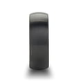 thumbnail image 2 of Raider Tungsten Black Wedding Band Domed Brush Finished, 2 of 7