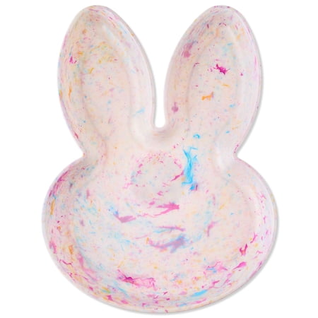 Bunny-Shaped Plastic Serving Tray, Multicolor, 9" x 12", Easter by Way To Celebrate