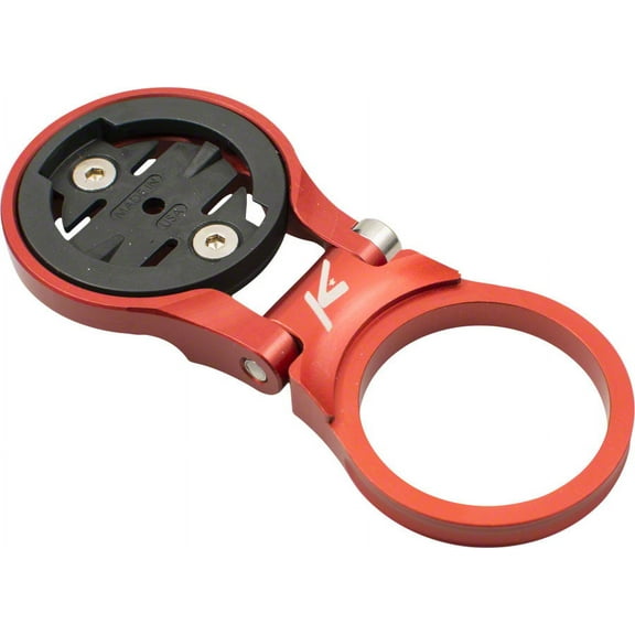 K-EDGE Adjustable Stem Mount Garmin Quarter Turn Type Computers Red