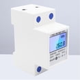 thumbnail image 3 of EeaseMX Medidor de energía doméstico mini, duradero, de 220 V, 5-80 A, 50 Hz, con pantalla LCD, voltímetro y amperímetro., 3 of 7