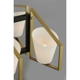 thumbnail image 3 of Maxim 26358SWGLDBK 40 in. Oblique 8 Light Gold & Black Linear Pendant Ceiling Light, 3 of 4