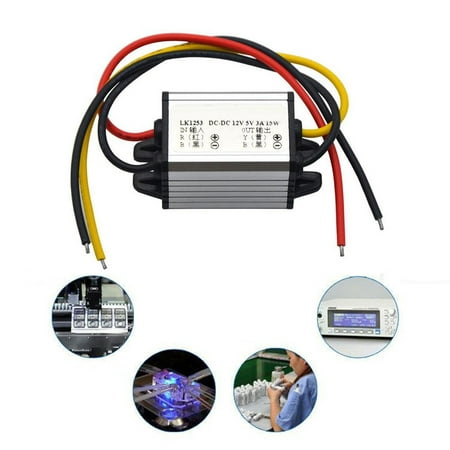 

Waterproof DC to DC Power Converter 12V to 3/3.3/3.7/5/6/9V Power Module Supply