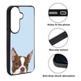 thumbnail image 2 of WIRESTER Shockproof Soft Rubber Cover Case for Samsung Galaxy S26 6.3" 2026, Animal Boston Terrier Red and White Dog On Light Blue Background, 2 of 5