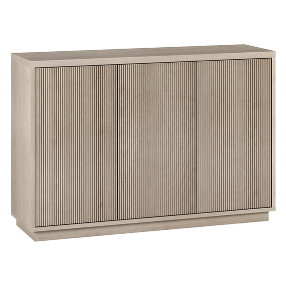 Evelyn&Zoe Alston 48" Wide Rectangular Buffet Table, Alder White
